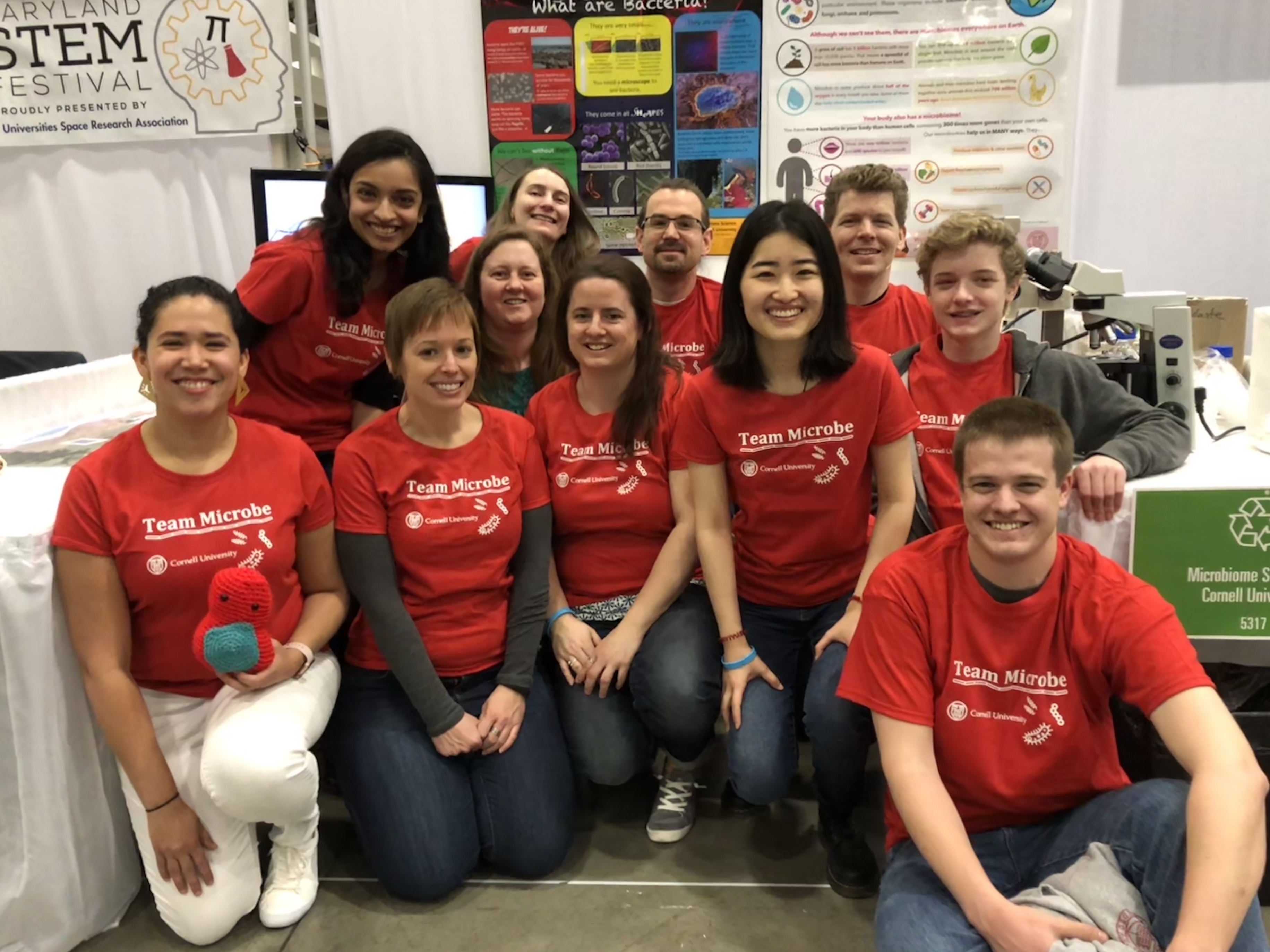 Team Microbe at the 2018 USA Science and engineering festival in Washington, DC